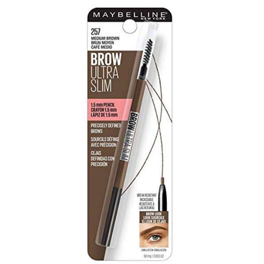 Maquillaje para cejas, Maybelline, Color: Café Medio