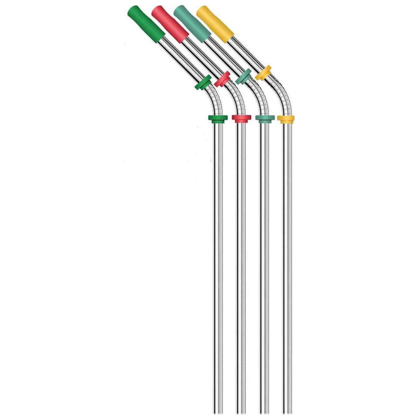 Pajilla de acero inoxidable, punta para tomar topes vaso silicona Unidad