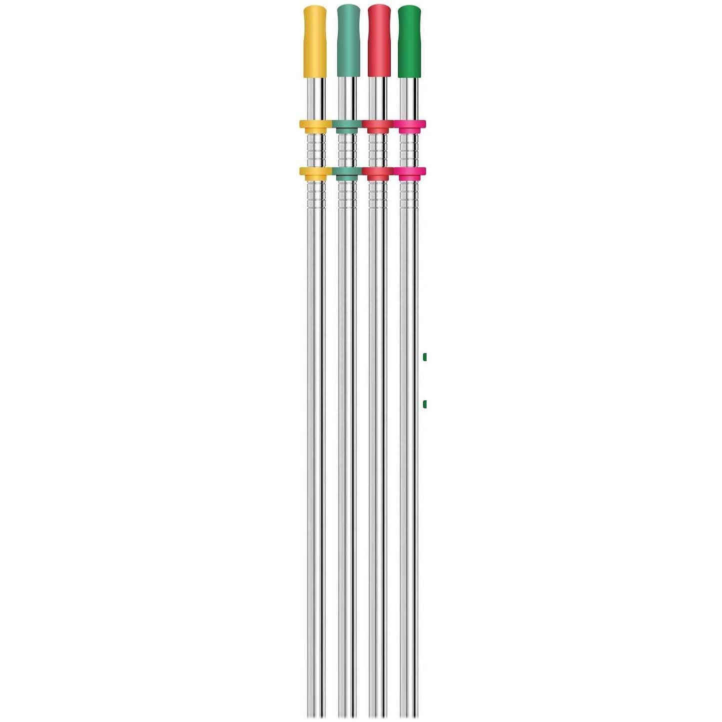 Pajilla de acero inoxidable, punta para tomar topes vaso silicona Unidad