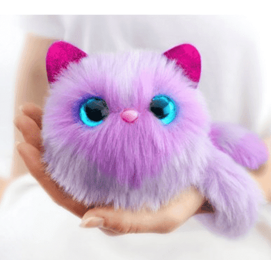 Pomsies Pet: Boots, 50 reacciones, incluye cepillo, color lila. - The Gift Shop Costa Rica