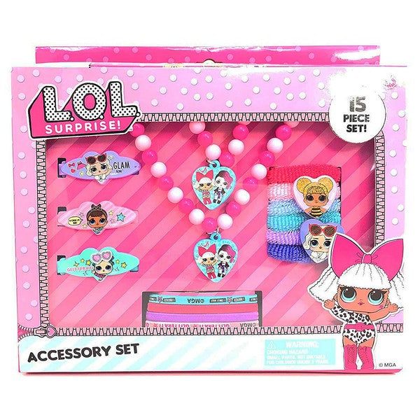UPD L.O.L Surprise! Juego de accesorios Bandas, Colas prensas para el cabello collares