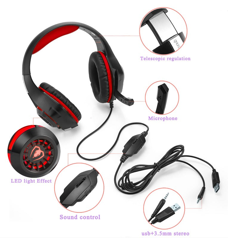 TSV Audífonos Gamer Beexcellent