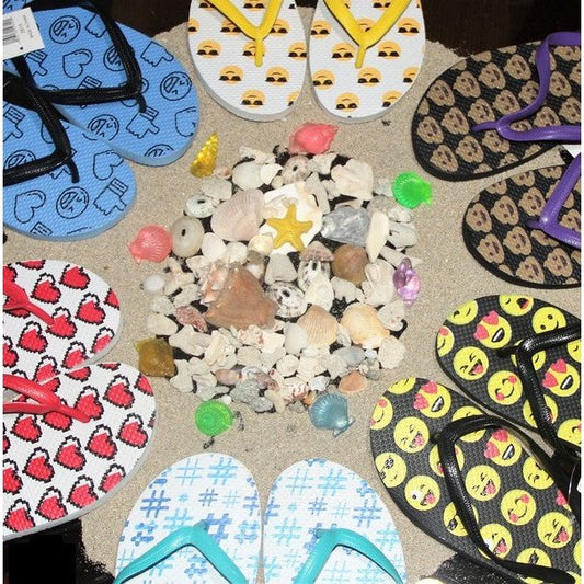 Divertidas Sandalias de Emoticones