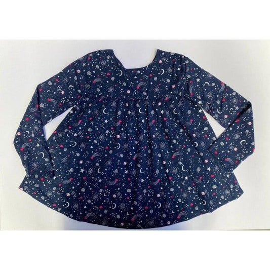 Blusa azul para niña.