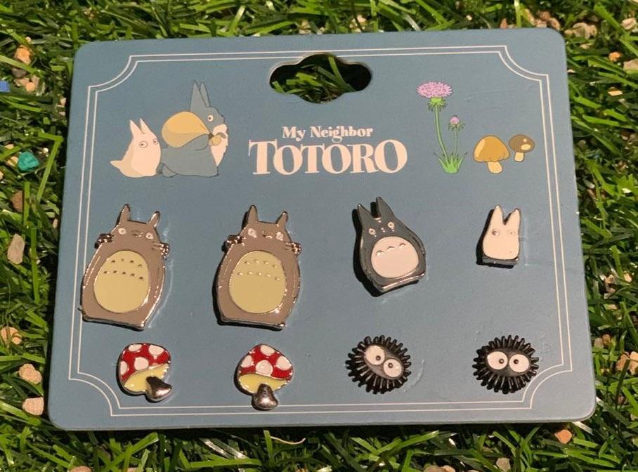 Bisutería - Totoro - Set de Aretes (4 pares) - The Gift Shop Costa Rica