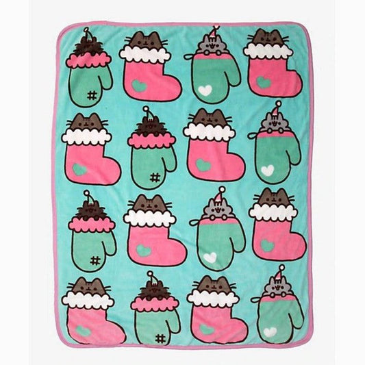 Cobija de Pusheen Stockings Mittens medias guantes