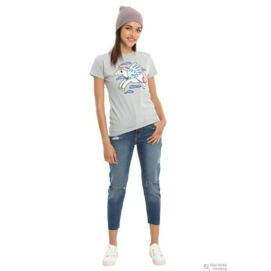 T-Shirt Black Matther Unicornio Volando