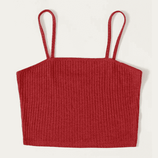 Crop top de tirantes.