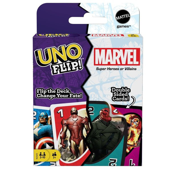 Marvel UNO Flip Juego de Cartas