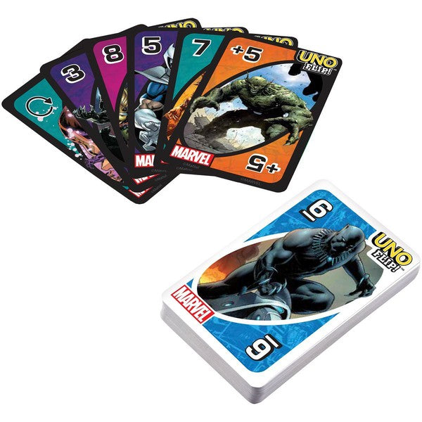 Marvel UNO Flip Juego de Cartas