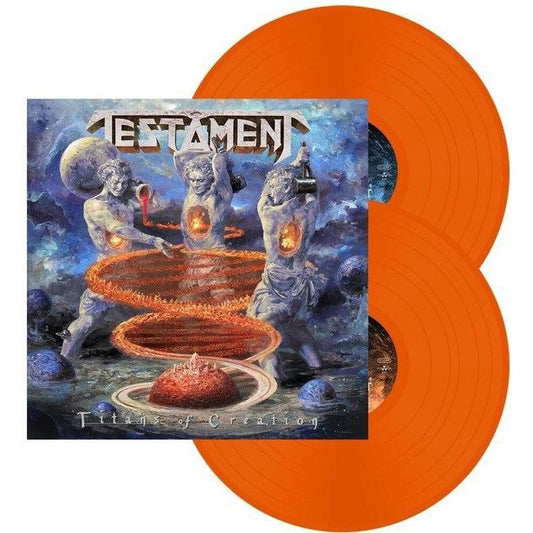 LP Testament Titans Creation Vinilo Naranja
