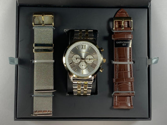 VAN HEUSEN - Reloj de hombre FLA-2 con 3 correas
