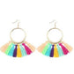 Aretes de hilo, estilo
