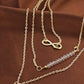 Collar dorado, estilo 17