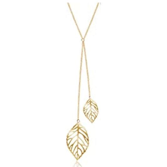 Collar dorado largo, estilo 20