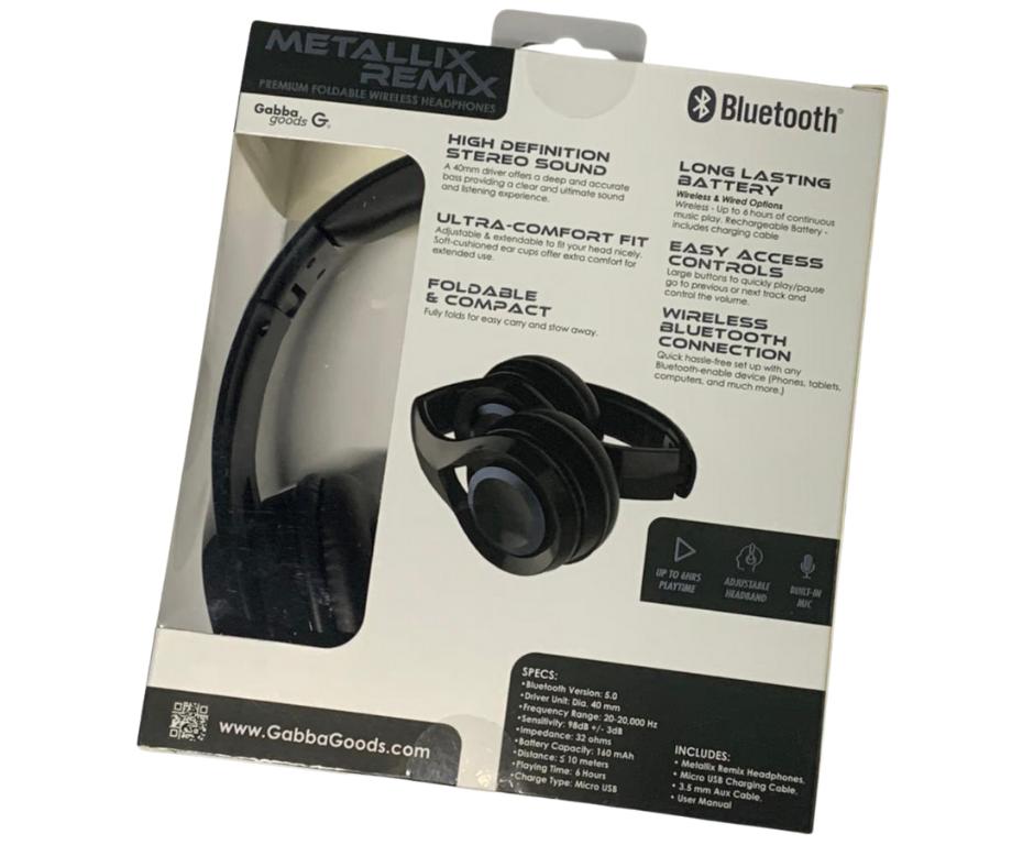 Metallix Remix - Audífonos bluetooth, color blanco.