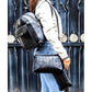 Bolso de espalda NF, piezas, color negro
