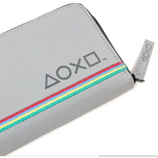 Cartera PlayStation Oficial Aniversario, color gris