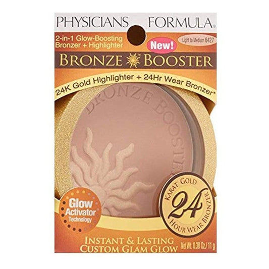 Bronze Booster Physicians Formula, en Bronceador potenciador de brillo iluminador, Color: Light Medium.