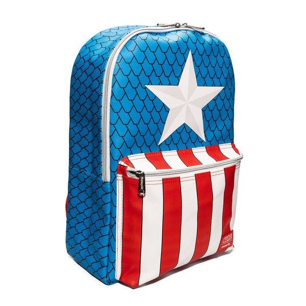 Salveque MARVEL Capitan America Cosplay Loungefly Incluye Pin