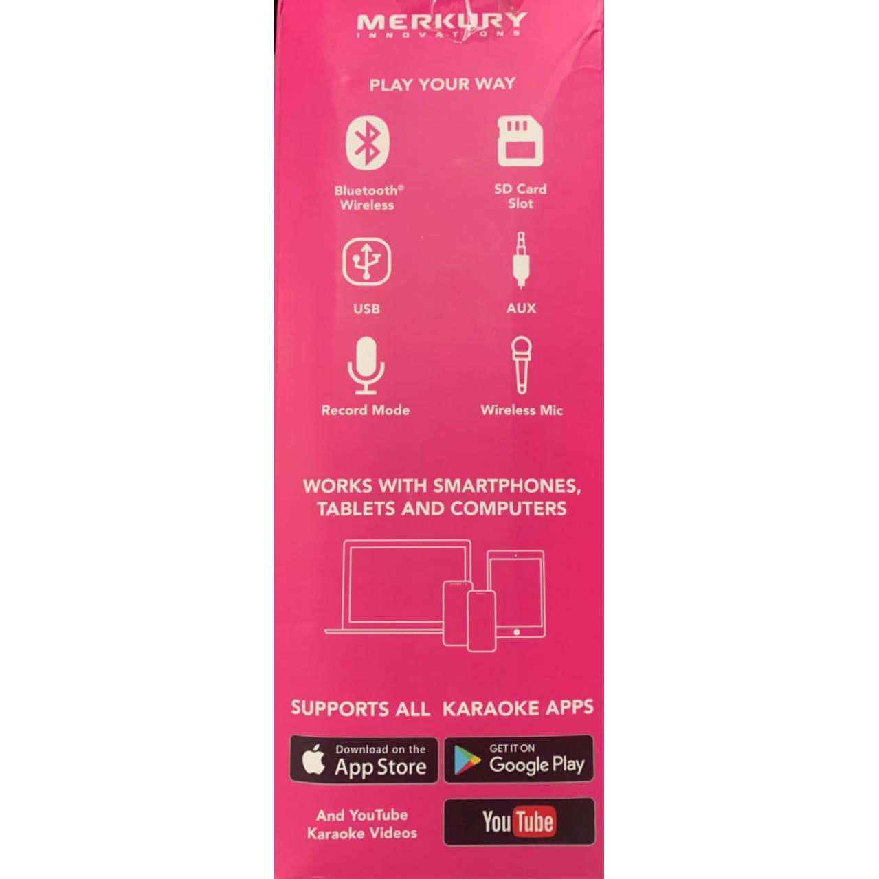Karaoke incluye parlante y micrófono inalámbrico