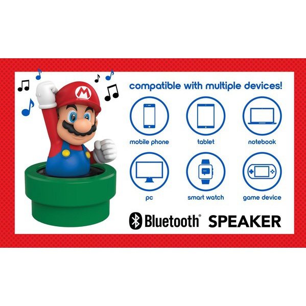 Parlante Bluetooth Super Mario