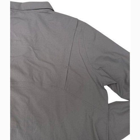 Columbia Blusa para mujer, manga larga Savanna Hill Solid long sleeve shirt color: gris oscuro, talla: L.