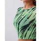 SHEIN Top transparente Tie-Dye Sexy