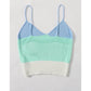 SHEIN Crop Top a rayas, talla: L