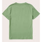 Camiseta con estampado de tiburón, color: Verde