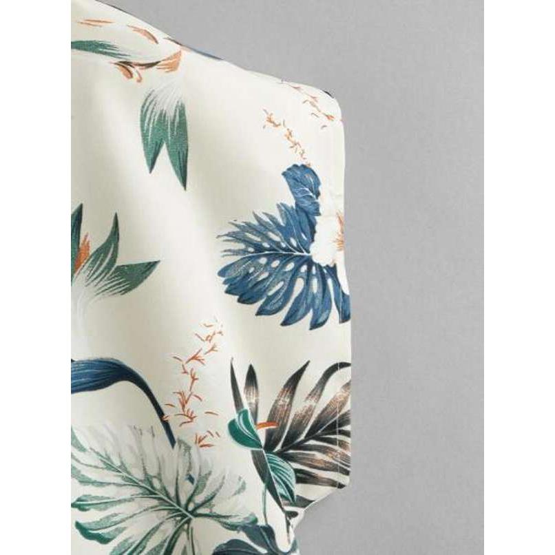 SHEIN Blusa Tropical Casual