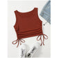 SHEIN Camiseta sin mangas con cordón lateral