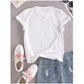 SHEIN Camiseta con estampado "I love pets"