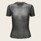 SHEIN Top brillante transparente