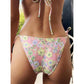 Vestido baño, bikini Floral Dulce parte abajo