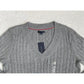Sudadera Tommy Hilfiger tejida, cuello V, talla: L.