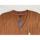 Sudadera Tommy Hilfiger tejida, cuello Hilfiger, talla: XL.