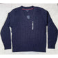 Sudadera Tommy Hilfiger tejida, cuello Hilfiger, talla: XL.