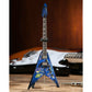 Guitarra Replica Miniatura MegadethSignature V, Rust Piece