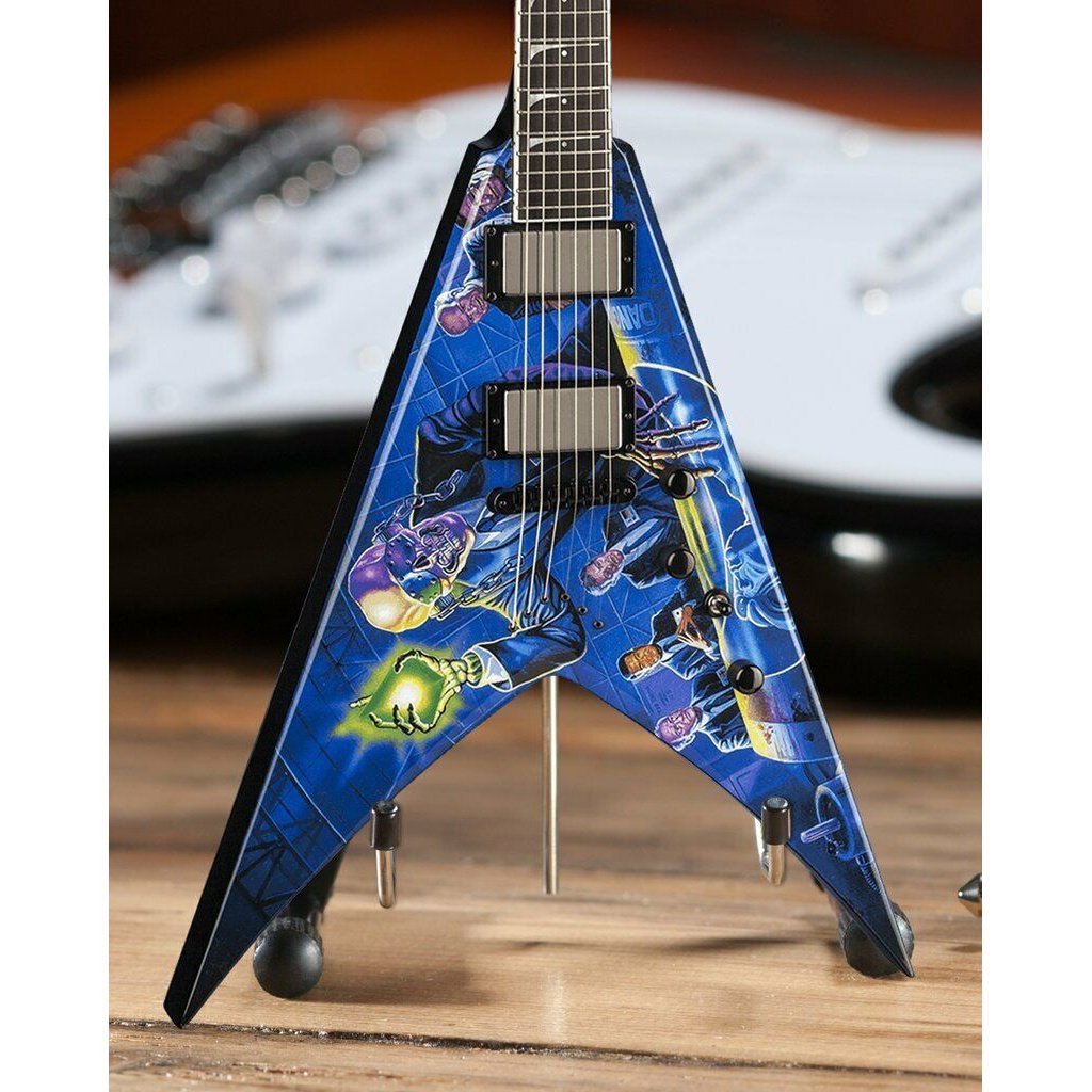 Guitarra Replica Miniatura MegadethSignature V, Rust Piece
