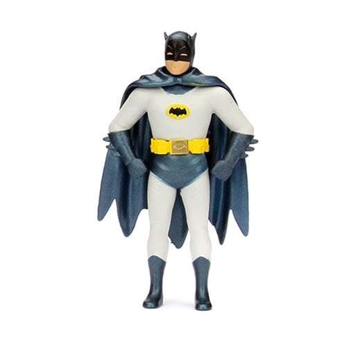 Batman - Replica de Metal, Batimovíl de 1966 Serie de TV - Escala 1:24 (Con Batman y Robin)