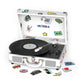 Tornamesa Portátil - Victrola - Blanco Personalizable (50 Stickers)