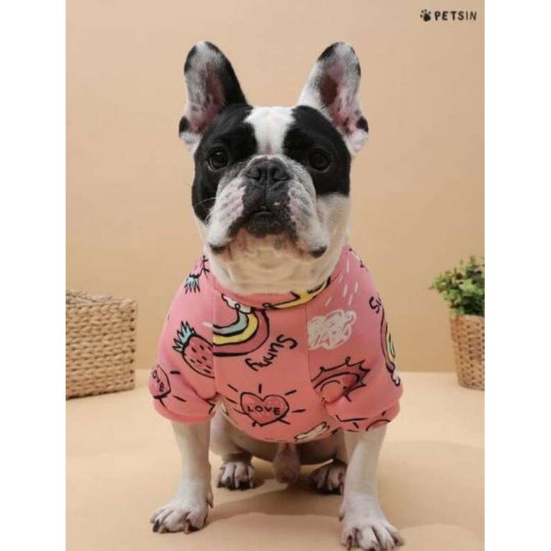 PETSIN Sudadera de perro con dibujos animados