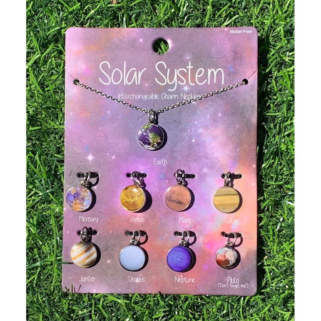 Bisutería del Sistema Solar - Collar con 9 dijes intercambiables - The Gift Shop Costa Rica