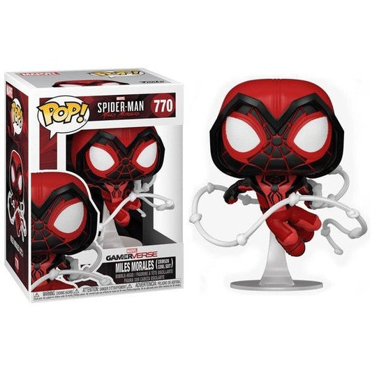 FUNKO Spiderman Miles Morales Crimson Cowl Suit