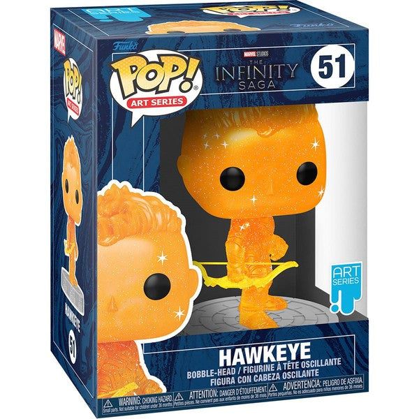 FUNKO Art Series MARVEL Infinity Saga, Hawkeye Case Duro Incluído
