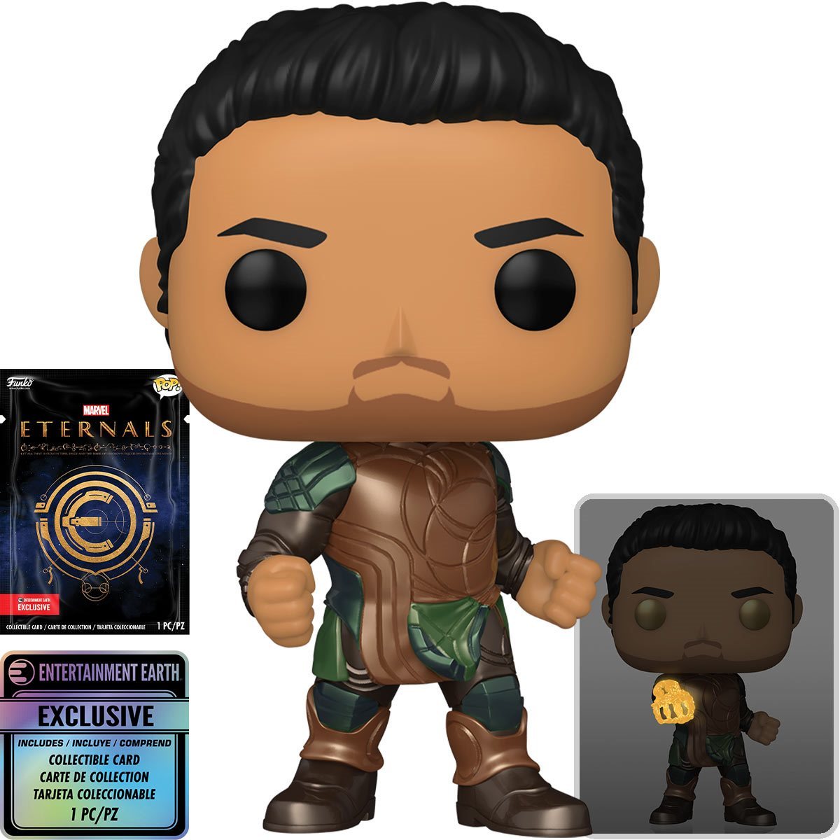 ***CHASE***EXCLUSIVO***FUNKO ETERNALS GILGAMESH Incluye Tarjeta Coleccionable, Brilla en la Oscuridad