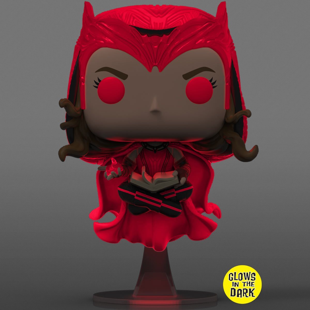 ***EXCLUSIVO*** FUNKO - 823, Marvel - Wandavision, Scarlet Witch (Brilla en la oscuridad)