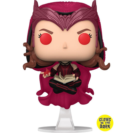 ***EXCLUSIVO*** FUNKO - 823, Marvel - Wandavision, Scarlet Witch (Brilla en la oscuridad)