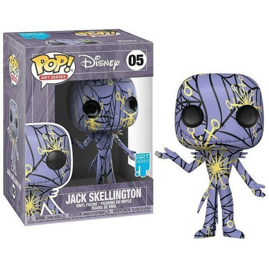 Funko Disney Jack Skellington Art Series con Protector Duro